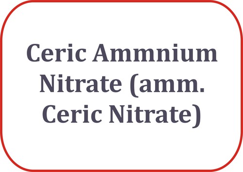 Ceric Ammnium Nitrate (amm. Ceric Nitrate)
