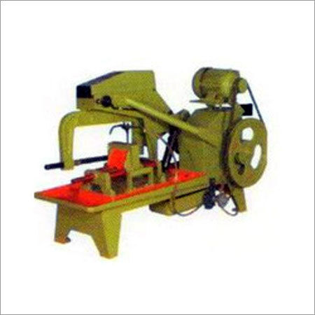 Yellow Industrial Hacksaw Machine