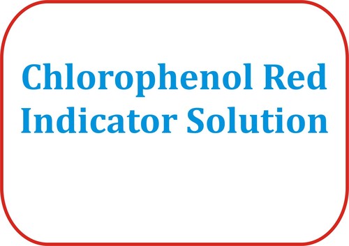 Chlorophenol Red Indicator Solution