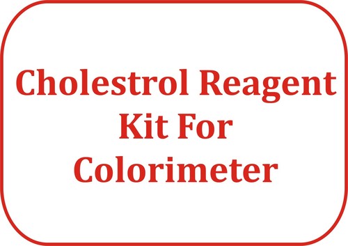 Cholestrol Reagent Kit For Colorimeter