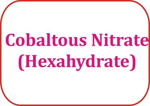 Cobaltous Nitrate (Hexahydrate) - 100gm Pink Crystals, AR Grade, High Purity, Water Soluble