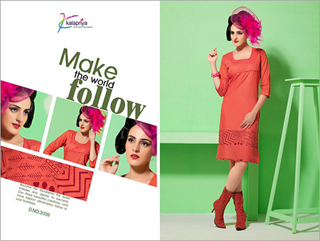 Designer Chiffon Kurtis