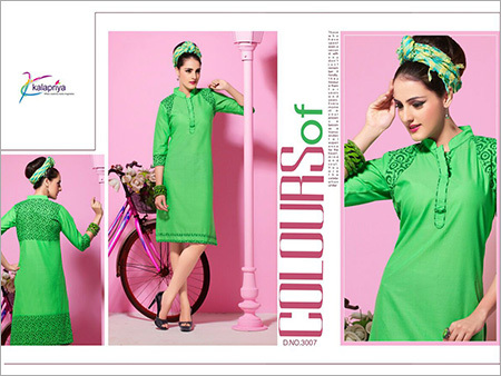 Plain Long Kurti