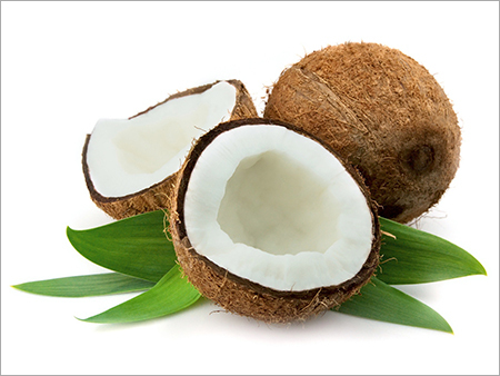 Semi Husked Coconuts