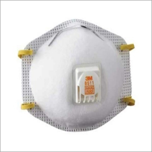 Respiratory-Protection - Non-Woven Fabric, One Size, White | NIOSH N95, Dust Protection, Particle Filtering, Comfortable Fit, Easy Breathing, Disposable Design