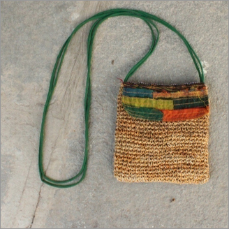 Multicolor Patch Work Pouch