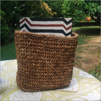 Multicolor Banana Fiber Magazine Holder