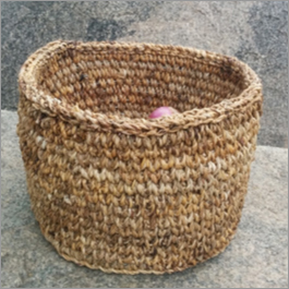 Banana Fiber Basket - High Storage Capacity, Multicolor Design | Durable, Eco-Friendly, Water Resistant