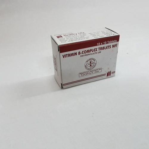 Vitamin B Complex With Folic Acid Tablets  (For Prophylactic Use)
