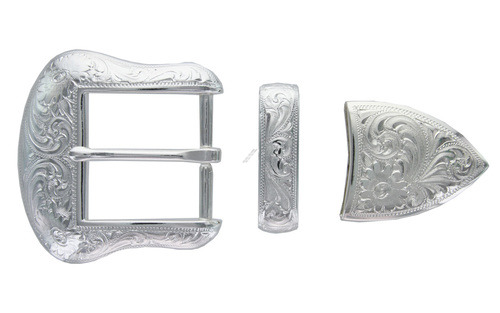Silver Buckle Set