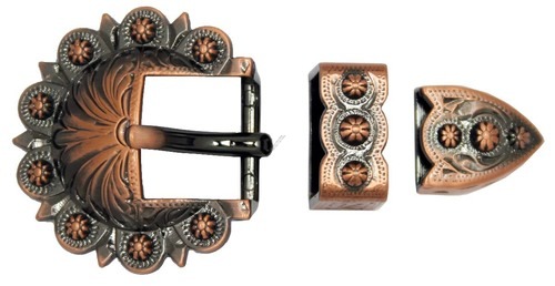 Copper Berry Buckle Set