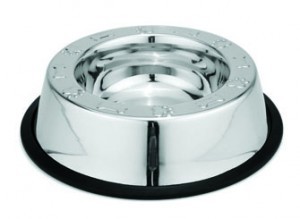 Top Embossed Non Skid Dog Bowl