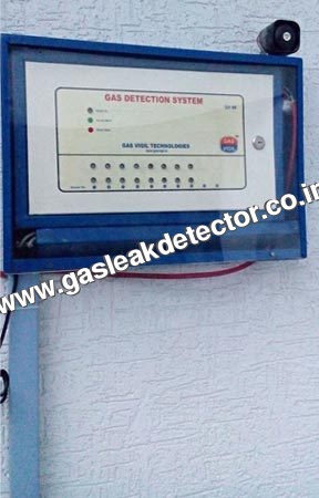 White Blue Analog Gas Leak Detector