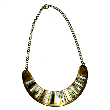 Brass & Mop Necklace