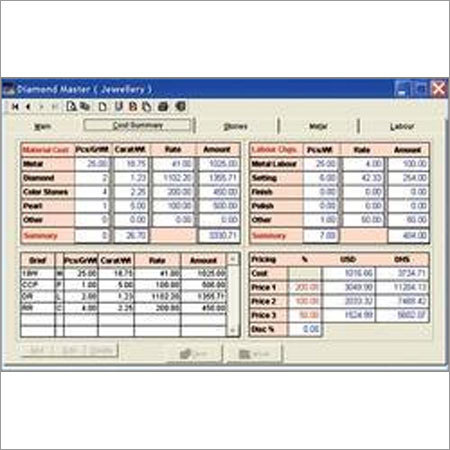 Diamond Jewellery Accounting Software