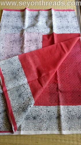 Block Printed Saree