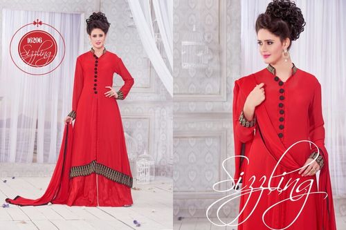 elegant red suit