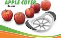 White And Grey Stainless Steel Deluxe Apple Cutter