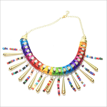 Multicoloured Beads Necklace