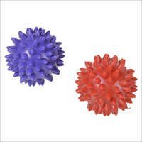 Acupressure Ball - Durable Rubber Material, Compact Design, Soothes Face & Body, Red and Blue Options
