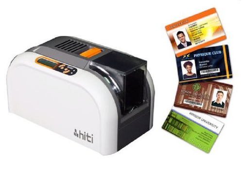 Automatic Hiti Cs 200E Single/Dual Side Pvc Card Printer