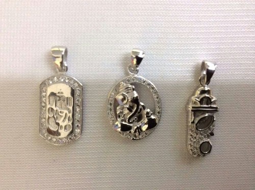 Ganesh Silver Pendant