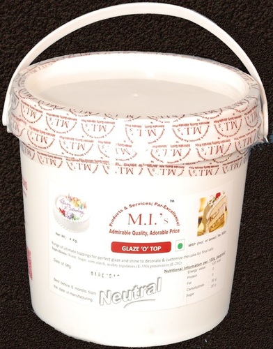 Neutral cake decorative jelly