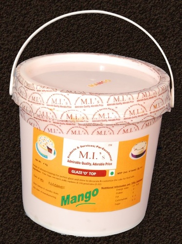 Mango cake decorative jelly