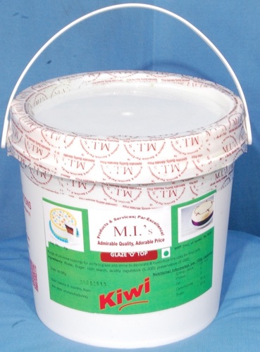 Kiwi cake decorative jelly