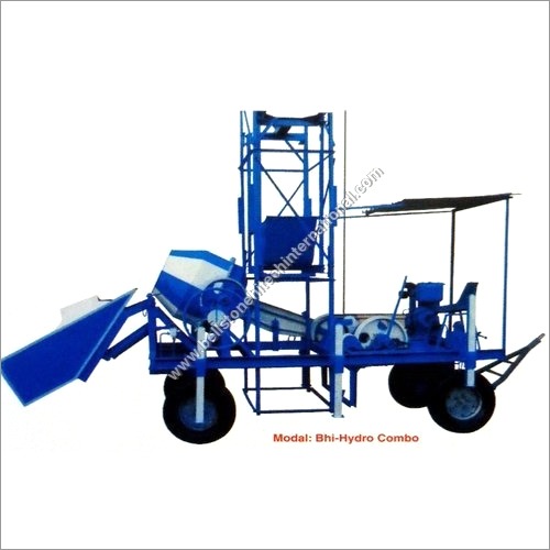Portable Hydraulic Mixer with Tower Hoist