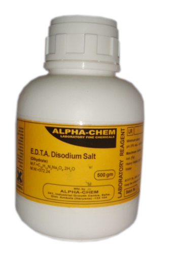 E.D.T.A Calcium Disodium Salt - 500gm Powder, LR Grade, CAS 6381-92-6 | High Purity, Effective Chelation, Water Soluble