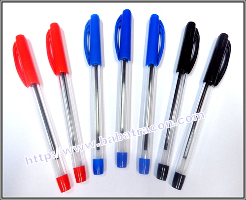 Blue Ball Pen - Plastic, 14cm, Blue Ink | Smooth Writing, Durable Design, Comfortable Grip