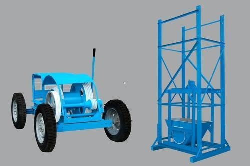 Tower Hoist with Four Pole Channel Frame