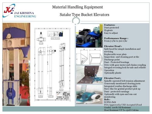 Satake Type Bucket Elevator