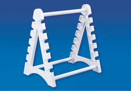 Horizontal Pipette Stand - Polypropylene, 150x100x100 mm, White | Holds 12 Pipettes, Autoclavable, Detachable, Space Saving