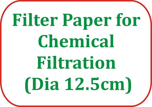 Filter Paper for Chemical Filtration (Dia 12.5cm)