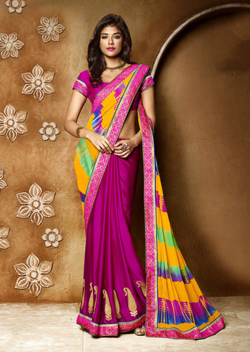 PURPLE SHADED SAREE