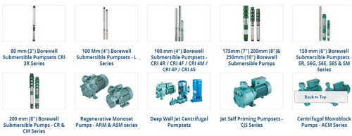 AGRICULTURE WATER PUMPS