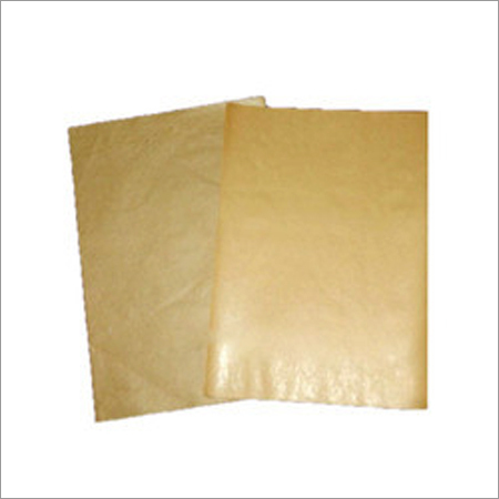 Mg Golden Brown Ribbed Kraft Paper