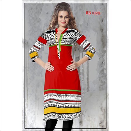 Designer Printed Kurtis