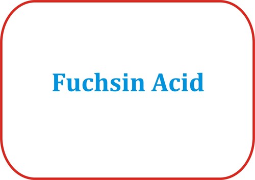 Fuchsin Acid - Dark Green Crystals 100gm, 99% Purity, Soluble in Water and Alcohol
