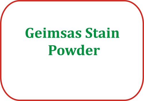 Geimsas Stain Powder - Green, 100gm, LR Grade | Easy To Use, Accurate Staining, Consistent Results