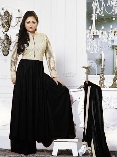 Designer Black Anarkali Suit
