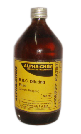 Gower's Reagent (R.B.C Diluting Fluid)
