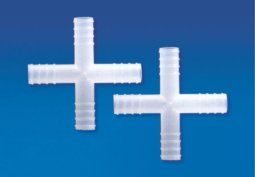 Connectors Cross - Polypropylene 6/8/10 mm White | Leak-Proof Joints Four-Way Connection Durable Easy Installation