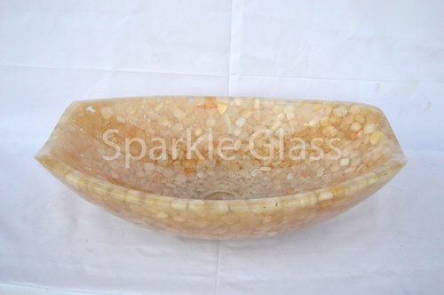 Resin Wash Bowl Cut Board Size: 12X18