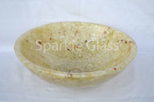 Resin Wash Bowl - 16x16 Inches | Premium Stainless Steel, Vibrant Colored Finish