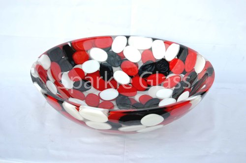 Resin Wash Bowl - 16x16 inches | Colored, Glowing Appearance, Stainless Steel Fabrication