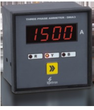 Three Phase Digital Ammeter [Type Dma-3] Application: For Industrial & Work Shop Use