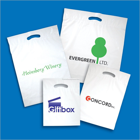 Fold Over Die Cut Plastic Bags